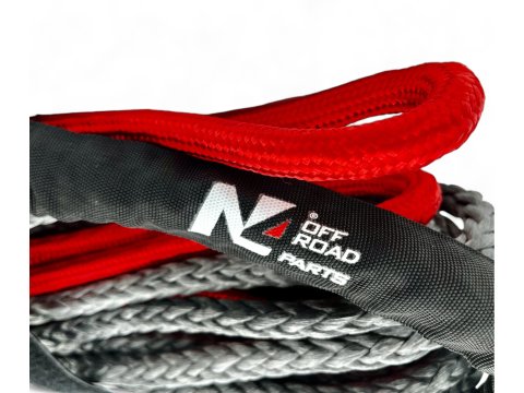 Corde synthétique de treuil 12mm x 28M N4-Offroad - Jusqu'à 6.8T