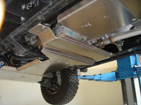 Ski de protection boîtes vitesses et transfert en aluminium de 8mm pour Toyota FJ Cruiser et GRJ120 N4-Offroad
