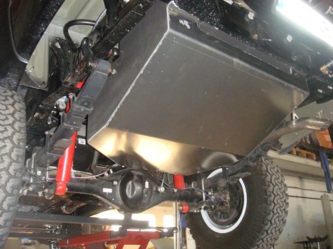 Ski de protection de réservoir supplémentaire en aluminium de 5mm pour Toyota Hilux Vigo et Revo N4-Offroad