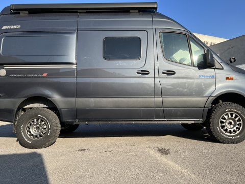 Jante aluminium Braid Fullrace grise 7x16 Mercedes Sprinter 4x4 W907 W906