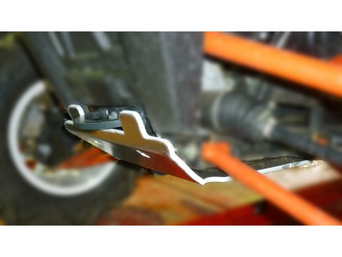 Ski de protection avant en aluminium de 8mm pour Polaris RZR 900 900S 1000 et 1000 TURBO N4-Offroad