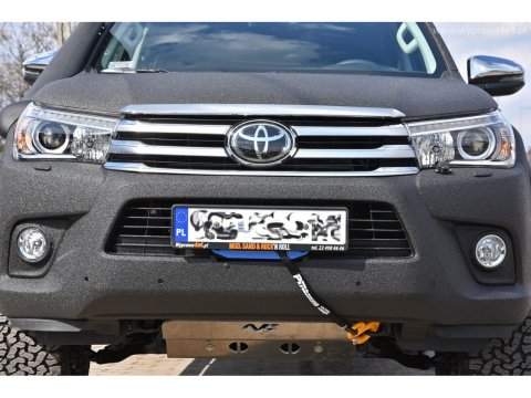 Ski de protection avant Soft en aluminium de 8mm pour Toyota Hilux Revo toutes versions N4-Offroad