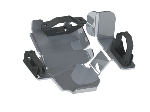 Ski protection nez pont arrière aluminium 8mm Toyota Land Cruiser Série 7 après 1999 N4-Offroad