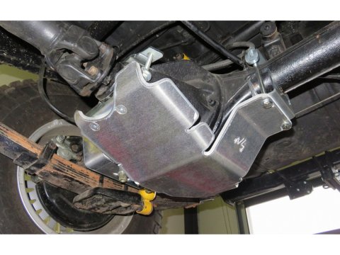 Ski protection nez pont arrière aluminium 8mm Toyota Land Cruiser Série 7 après 1999 N4-Offroad