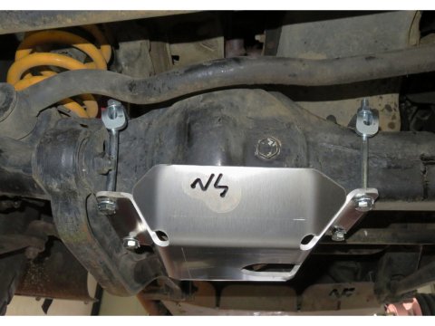 Ski protection nez pont avant aluminium 6mm Toyota Land Cruiser HDJ80 et Série 7 après 1999 N4-Offroad