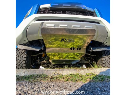 Ski de protection avant en aluminium de 8mm pour Mitsubishi L200 après 2015 et Fiat Fullback N4-Offroad
