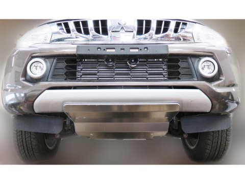 Ski de protection avant en aluminium de 8mm pour Mitsubishi L200 après 2015 et Fiat Fullback N4-Offroad