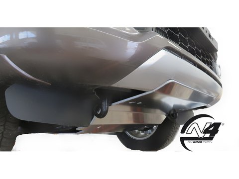 Ski de protection avant en aluminium de 8mm pour Mitsubishi L200 après 2015 et Fiat Fullback N4-Offroad