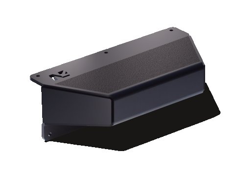 Marche pieds 200mm pour profilés rectangulaires de bas de caisse N4-Offroad