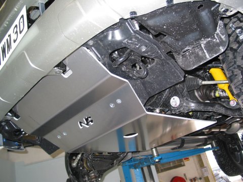 Ski de protection avant en aluminium de 8mm pour Toyota Hilux Vigo N4-Offroad