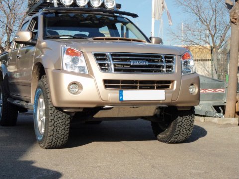 Ski de protection avant en aluminium de 8mm pour Isuzu DMax 2007-2011 N4-Offroad