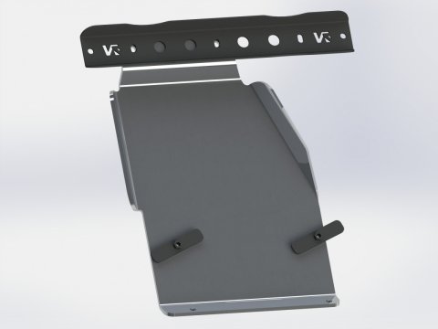 Ski de protection boîte de transfert en aluminium de 8mm pour Ford Ranger II et BT50 2006-2011 N4-Offroad