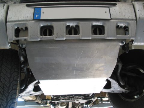 Ski de protection avant en aluminium de 8mm pour Mitsubishi Pajero V2 V4 1991-2003 N4-Offroad