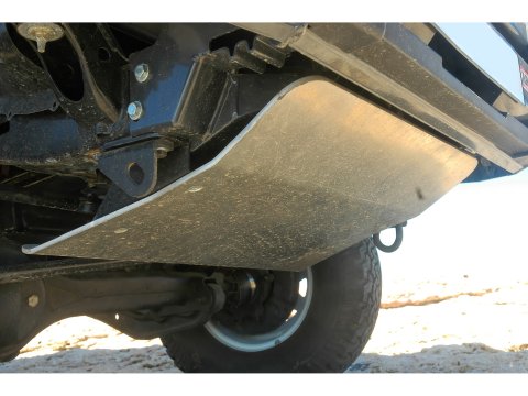 Ski de protection avant en aluminium de 8mm pour Toyota HDJ80 avec pare chocs N4-Offroad