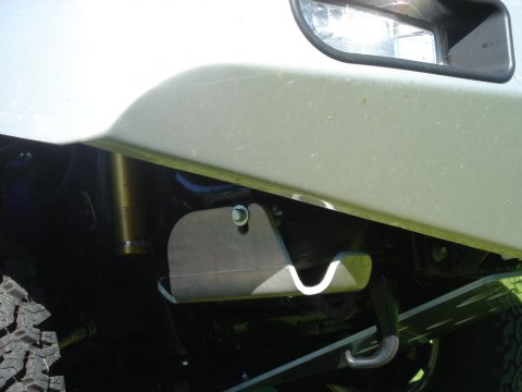 Ski de protection de tubulures Intercooler en aluminium de 6mm pour Toyota HDJ100 N4-Offroad