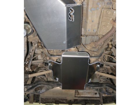 Ski de protection de pont arrière en aluminium de 8mm pour Mitsubishi Pajero III et IV N4-Offroad