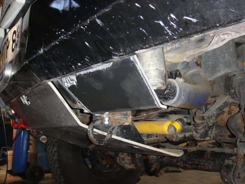 Ski de protection de bonbonne de climatisation en aluminium de 5mm pour Toyota HDJ80 N4-Offroad