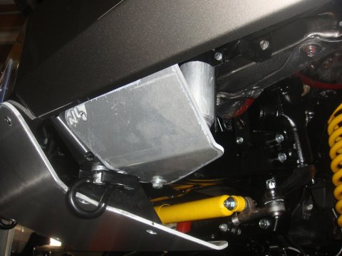 Ski de protection de bonbonne de climatisation en aluminium de 5mm pour Toyota HDJ80 N4-Offroad