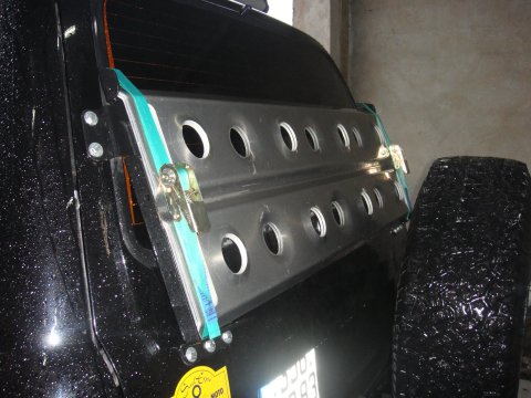 Support de plaques à sable sur le hayon pour Toyota HDJ80 N4-Offroad