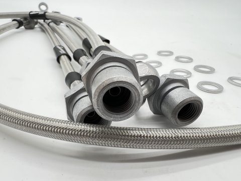 Kit durites de Frein aviation en inox HDJ80 12S