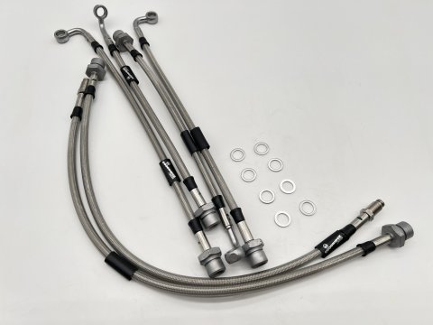 Kit durites de Frein aviation en inox HDJ80 12S
