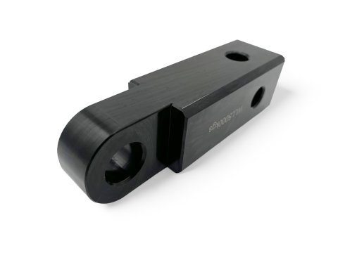 Barre attelage remorquage 50mm acier 5T pour fixation manille de traction - N4-Offroad