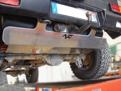 Ski de protection de réservoir en aluminium de 6mm pour Mercedes G W461 W463 Pur N4-Offroad