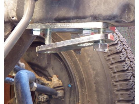 Kit modification ancrage barre stabilisatrice avant Toyota KDJ120 & Hilux Vigo N4-Offroad
