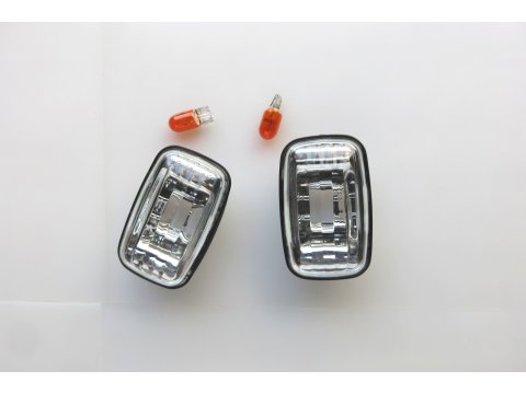 Paire de répétiteurs Cristal clignotant aile Land Cruiser HDJ80 KDJ9 HDJ100 KZJ7