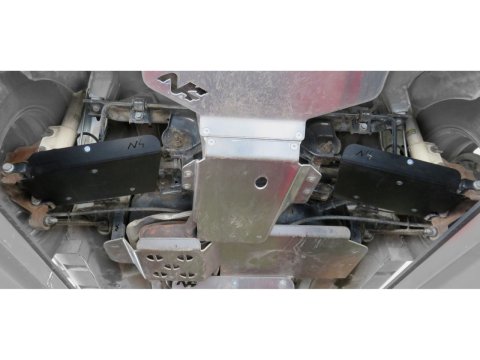 Paire de protections de triangles arrières en PEHD de 6mm pour Dacia Duster N4-Offroad