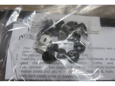 Déflecteur de vitre avant droit HDJ80 - Gros modèle Airplex