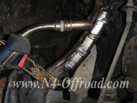 Kit de renforts de fusées avant à souder pour Toyota Land Cruiser HDJ100 N4-Offroad