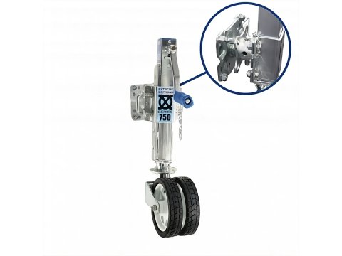 Roue jockey télescopique offroad 750Kg 285-710mm
