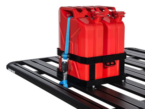 Double Vertical Jerry Can Holder Rhino Rack