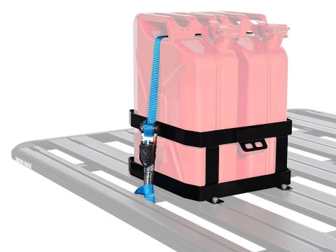 Double Vertical Jerry Can Holder Rhino Rack