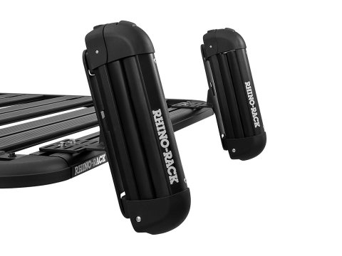 Support de plaque à sable Maxtrax fixation latérale sur galerie Pioneer Rhino Rack