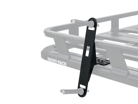 Support de plaque à sable Maxtrax fixation latérale sur galerie Pioneer Rhino Rack