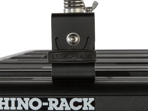Support pliant rabatable d'antenne ou led pour galerie et barre de toit Vortex et Heavy Duty Rhino Rack