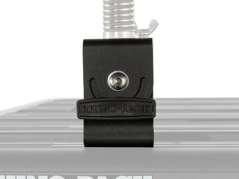 Support pliant rabatable d'antenne ou led pour galerie et barre de toit Vortex et Heavy Duty Rhino Rack