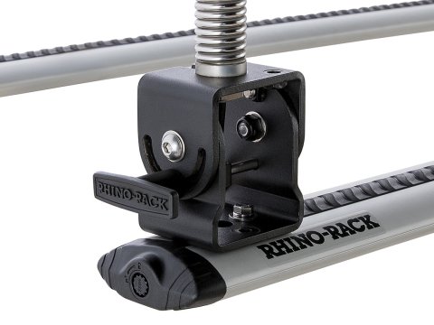 Support pliant rabatable d'antenne ou led pour galerie et barre de toit Vortex et Heavy Duty Rhino Rack