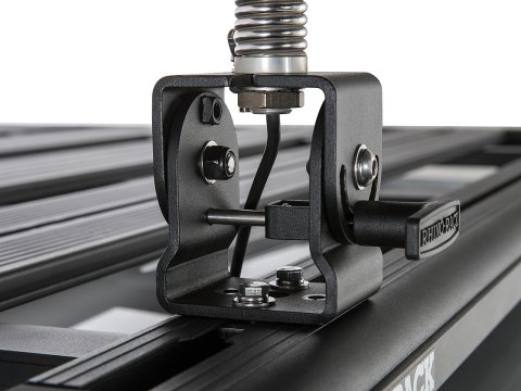 Support pliant rabatable d'antenne ou led pour galerie et barre de toit Vortex et Heavy Duty Rhino Rack