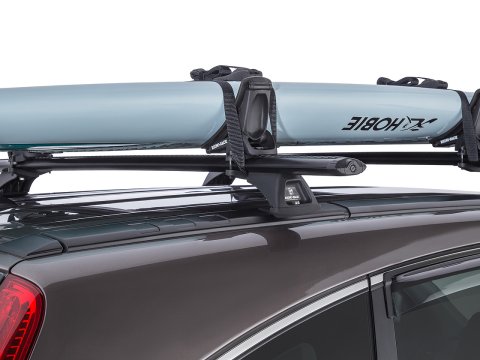 Porte kayak sur barre universelle chargement latéral