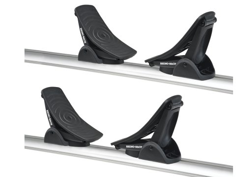 Kit porte kayak sur barre de toit et galerie avec chargement latéral de Rhino Rack