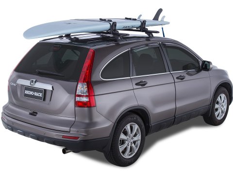 Kit porte kayak sur barre de toit et galerie avec chargement latéral de Rhino Rack