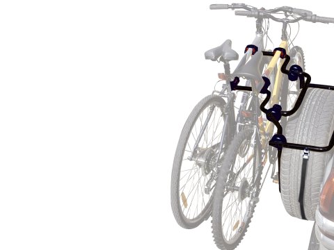 Porte vélos Rhino Rack - Fixation sur roue de secours (2 vélos)