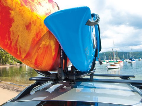 Folding J Style Kayak Carrier Extension Rhino Rack