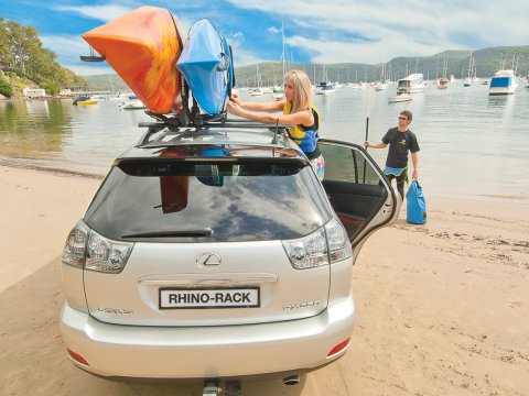 Folding J Style Kayak Carrier Extension Rhino Rack
