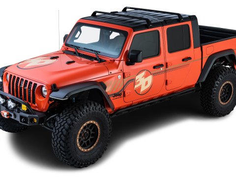 Kit deux barres de toit Vortex SG Rhino Rack pour Jeep Wrangler JK JL