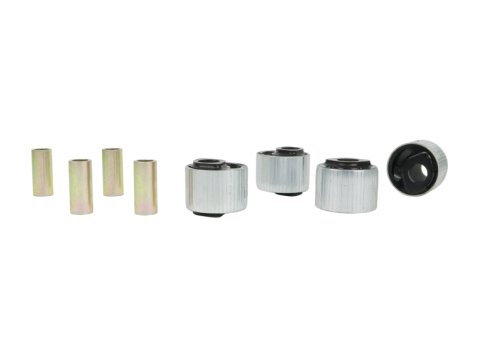 Kit de 4 silent blocs excentriques 2.5° polyuréthane souple HDJ80 KZJ70 HZJ78 Patrol GR Y60 Y61