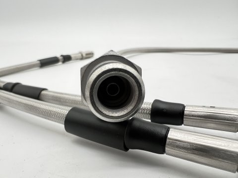 Kit durites de Frein aviation en inox KZJ70 AR TAMBOUR